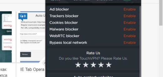 Touch VPN для Оперы