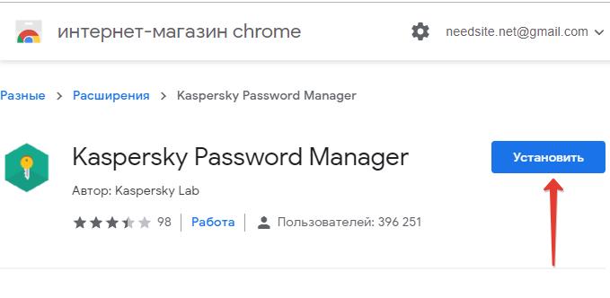 kaspersky password manager chip
